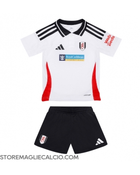 Fulham Maglia Gara Casa Repliche 2024-25 Bambino Maniche Corte Fulham Maglia Gara Casa Repliche 2024-25 Bambino Maniche Corte
